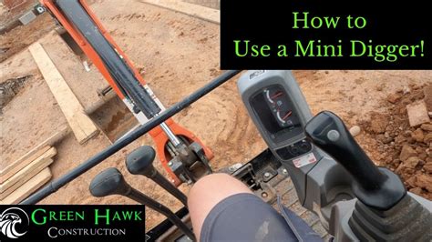 how easy to drive a mini digger|how to drive mini excavator.